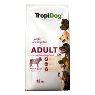 Tropidog Premium Adult M/L hovädzia ryža 12kg