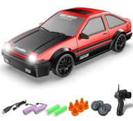 Model driftu pretekárskeho automobilu Master 1/24 4WD 927RB2 červená