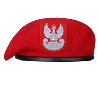 Vojenský BERET poľskej armády s RED EAGLE 54