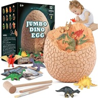 Jumbo Dinosaur Egg XXL Výkopová baňa Fosílny Archeológ Egg