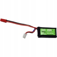 LiPo batéria 7,4V 250mAh 25C HP - JST