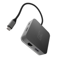 Adaptér HUB USB-C 6v1 Green Cell