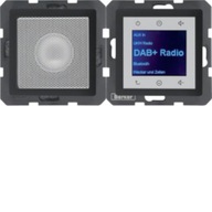 BERKER Q.1/Q.3 Rádio Touch Bluetooth s reproduktorom 30806086 HAGER