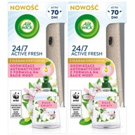 Sada osviežovačov vzduchu Air Wick Active Fresh White Flowers 2x228ml