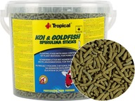 TROPICAL Koi&Goldfish Spirulina Tyčinky 1,6kg/21L Krmivo do jazierka