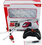 SYMA S5 3CH RC vrtuľník červený