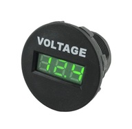 Digitálny/zelený elektronický voltmeter 0-36V