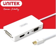 Adaptér DVI-I, Mini DisplayPort Unitek Y-6354 0.15