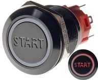 TLAČIDLO PROTI VANDALU 19mm START 12V 3A C