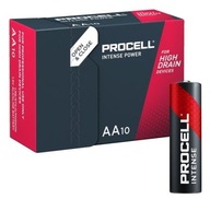 10x ALK DURACELL PROCELL INTENSE LR6 R6 AA BATÉRIA