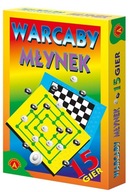 Stolová hra Dáma Młynek 2v1 Alexander