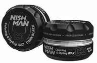 NishMan farbenie vlasov Pomade Black C3 100 ml