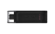 KINGSTON FLASH 64 GB USB-C 3.2 Gen1 DataTraveler 70