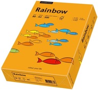 Farebný papier Rainbow A4 500k oranžový (R24)