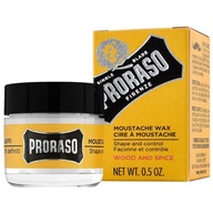 Proraso Wood & Spice Moustache Wax - drevitý a korenistý vosk na fúzy, 15ml