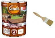 SADOLIN SUPERDECK olej, bielený, 5l + ZDARMA