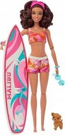 Barbie Surfer Brunette + pes HPL69