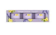 YANKEE CANDLE LEMON LAVENDER sada 3x37g