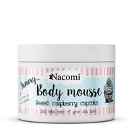 Nacomi Body Mousse telová pena s malinovým košíčkom 180ml