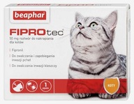 BEAPHAR Fiprotec kvapky proti blchám pre mačky 50 mg