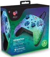 PDP Xbox ONE Rematch Glitch Green Wired Pad