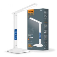 Stolná lampa LED VIDEX-DESK-LAMP-RIO-WHITE