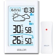 Meteostanica s displejom BD-911 biela