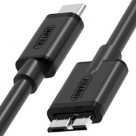Unitek USB-C kábel 1,0 m čierny