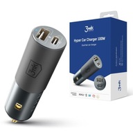 3MK nabíjačka USB nabíjačka do auta USB-C 100W