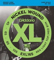 D'Addario EXL165 /45-105/ pre basgitaru 4 str