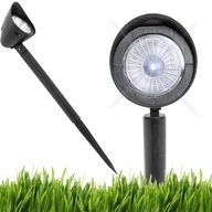 ČIERNA LAMPA SOLAR LED LAMP