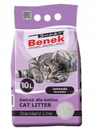 Podstielka pre mačky Super Benek Standard Lavender 10L