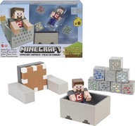 Figúrka MINECRAFT STEVE + DEMOLOGICKÝ Vagón GVL55 + príslušenstvo