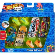 Hot Wheels Skate Fingerskate Tony Hawk Skateboard 4 ks + topánky HGT84 HNG72