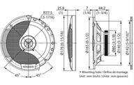 Reproduktory KENWOOD KFC-S1766 VÝKON 300 W VEĽKOSŤ 165 mm