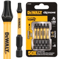 Nárazové bity T20 hroty 5ks 1/4" DEWALT DT7395T