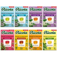 Ricola sada bylinkových cukríkov, mix príchutí, 8x27,5g