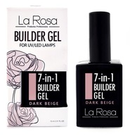 La Rosa Nail Gel Builder Foundation 7v1 Dark Beige UV/LED 15 ml