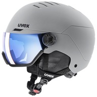 Lyžiarska prilba Uvex Wanted Visor šedá 58-61 cm