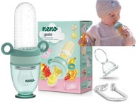 NENO GUSTO TEETHER cumlík NA PODÁVANIE JEDLA OVOCNÉ JEDLO LYŽIČKOU