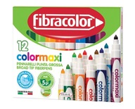 COLORMAXI PERÁ 12 farieb FIBRACOLOR