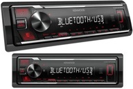 KENWOOD KMM-BT209 ČERVENÁ FARBA / USB / AUX / BLUETOOTH AUDIO, TEL AUTORÁDIO.