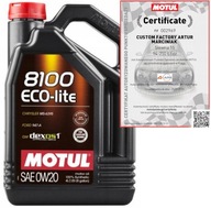 MOTUL 8100 ECO-LITE 0W20 GM DEXOS1 GEN2 4L