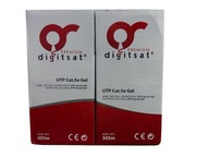 DIGITSAT UTP5e PREMIUM PE krútený pár Cu gél (305m)