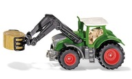 Traktor Siku 1539 Fendt s kliešťami na balíky