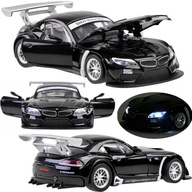 KOVOVÉ Auto BMW Z4 GT3 BLACK otváranie. dvere