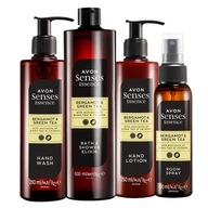 AVON SET telovej kozmetiky 4v1 Esencia Bergamot a zelený čaj