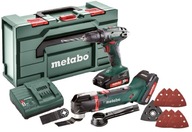 METABO COMBO SET 2.6 MT18 LTX + BS18 + METABOX 18V