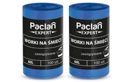 PACLAN vrecia na odpadky Expert 60l 100ks x 2