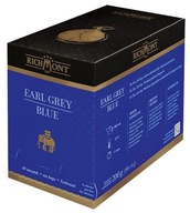 Čierny čaj Richmont Earl Grey Blue 50x s prírodným bergamotovým olejom